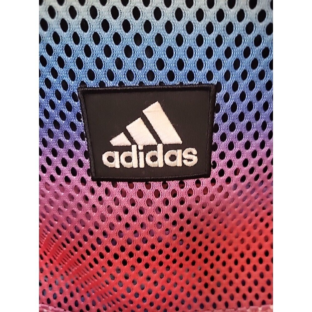 Adidas Hermosa II Mesh Pink Blue Backpack Back To School College Student *READ - Picture 5 of 13